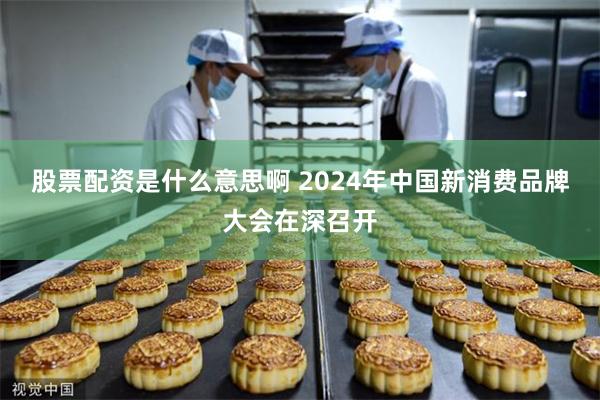 股票配资是什么意思啊 2024年中国新消费品牌大会在深召开