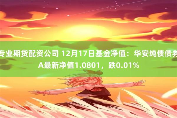 专业期货配资公司 12月17日基金净值：华安纯债债券A最新净值1.0801，跌0.01%