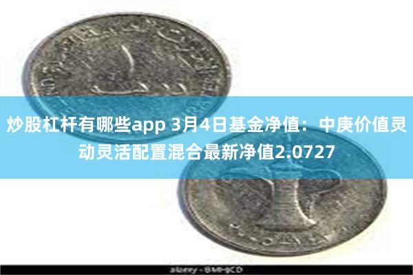 炒股杠杆有哪些app 3月4日基金净值：中庚价值灵动灵活配置混合最新净值2.0727